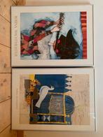 2 Rosina Wachtmeister in aluminium lijst         47x63cm, Antiek en Kunst, Kunst | Litho's en Zeefdrukken, Ophalen