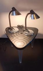 Vintage bureaulampen HEMA jaren 80, Huis en Inrichting, Lampen | Tafellampen, Ophalen of Verzenden, Gebruikt, Metaal, Minder dan 50 cm