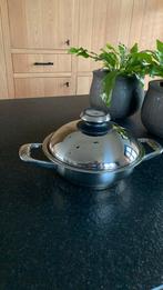 AMC premium eresia wok inhoud 2,8 liter, Huis en Inrichting, Keuken | Potten en Pannen, Rvs, Inductieplaat, Ophalen of Verzenden