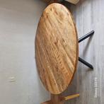 Mooie nette mangohouten eettafel 150cm, Mangohout, Rond, Ophalen of Verzenden, Zo goed als nieuw