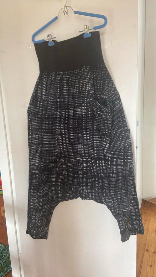 Rundholz baggy-broek zwart-wit maat XL (44-48), Kleding | Dames, Broeken en Pantalons, Zo goed als nieuw, Maat 46/48 (XL) of groter