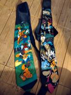 Donald Duck Disney flintstones stropdassen 2 stuks, Kleding | Heren, Stropdassen, Ophalen of Verzenden, Zo goed als nieuw, Overige kleuren
