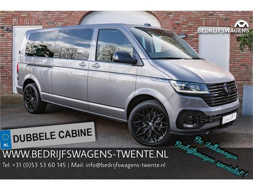 Volkswagen Transporter T6.1 150 PK DSG 6-PERSOONS DC L2H1 Ca, Auto's, Bestelauto's, Bedrijf, Te koop, Airconditioning, Android Auto