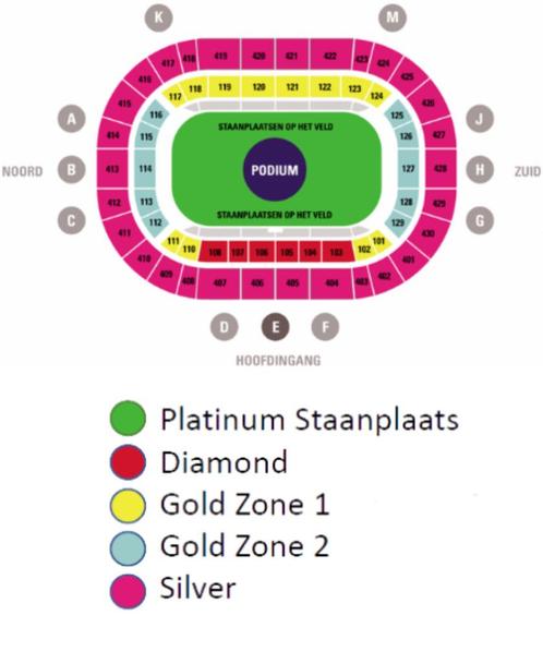Toppers 1 juni zitplaats GOLD zone!, Tickets en Kaartjes, Evenementen en Festivals, Eén persoon