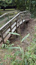 Houten brug 7 meter - tegen ieder aannemelijk bod, Tuin en Terras, Ophalen, Gebruikt, Hout, Tuinhek