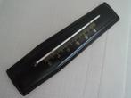Ouderwetse thermometer op zwarte skai, Ophalen of Verzenden, Zo goed als nieuw, Binnenthermometer