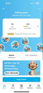 AH Efteling zegels, Albert Heijn, Ophalen