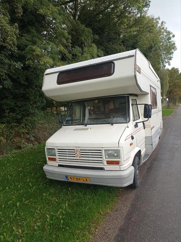 Te koop camper opknapper, Caravans en Kamperen, Campers, Particulier, tot en met 4, Alkoof, Dethleffs, Overige merken, Diesel