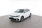 VW Polo 2022 R Line automaat, Auto's, Zwart, 95 pk, Wit, USB