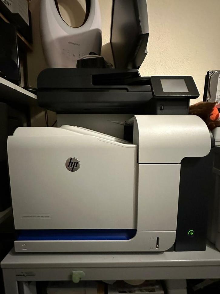 HP LaserJet Pro 500 color MFP M570dn Printer, Computers en Software, Printers, Gebruikt, All-in-one, Laserprinter, Kleur printen