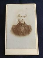 CDV, Vrouw, Overijsselse klederdracht, J. Eelsingh, Zwolle, Gebruikt, Foto, Klederdracht, Ophalen of Verzenden