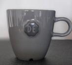 Douwe Egberts Beker Grijs, Gebruikt, Keramiek, Ophalen of Verzenden, Effen