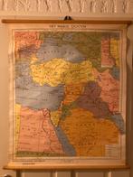 Schoolplaat van het Nabije Oosten, Antiek en Kunst, Antiek | Schoolplaten, Ophalen, Aardrijkskunde