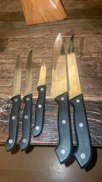 Messenblok, Ophalen of Verzenden, Zo goed als nieuw, Rvs of Chroom