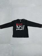 Zgan  zwart sinterklaas shirtje mt 68, Kinderen en Baby's, Babykleding | Maat 68, Sinterklaas, Jongetje of Meisje, Ophalen of Verzenden