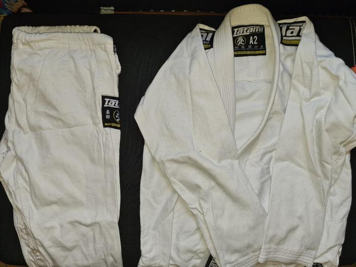 Jiu-Jitsu pak - Witte of Blauw - A2, Sport en Fitness, Vechtsporten en Zelfverdediging, Zo goed als nieuw, Jiu-Jitsu, Vechtsportkleding