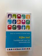 Rijke taal - taaldidactiek voor het basisonderwijs, Ophalen of Verzenden, Zo goed als nieuw