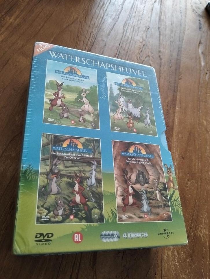 Sealed dvd box 4 disc  Waterschapsheuvel, Cd's en Dvd's, Dvd's | Tekenfilms en Animatie, Nieuw in verpakking, Amerikaans, Tekenfilm