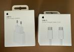 Apple 20w USB-C Power Adapter + 240w USB-C kabel (2 meter), Ophalen of Verzenden, Nieuw, Apple iPhone