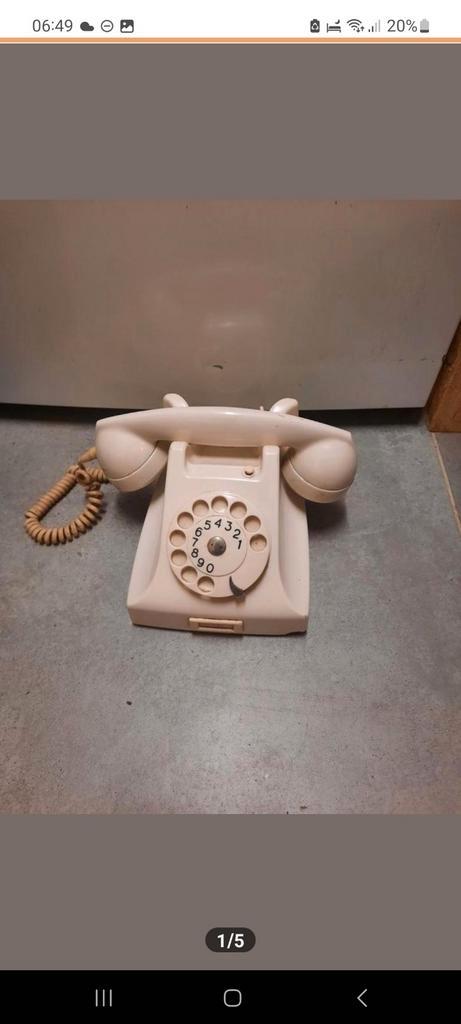 Retro vintage  ericson  bakelieten telefoon, Verzamelen, Retro, Huis en Inrichting, Ophalen of Verzenden
