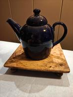 Höganäs pärlband Sweden keramiek theepot blauw, Keramiek, Overige typen, Ophalen of Verzenden, Zo goed als nieuw