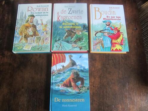 Henk Koesveld Rowan/zonnesteen/zwarte Kaproenen/Boudin/uil, Boeken, Kinderboeken | Jeugd | 10 tot 12 jaar, Zo goed als nieuw, Ophalen of Verzenden