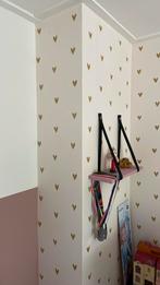 Behang hartjesmotief, Ophalen of Verzenden, Minder dan 10 m²