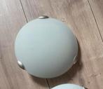 plafondlamp - plafondniere - wandlamp, Huis en Inrichting, Lampen | Plafondlampen, Ophalen, Zo goed als nieuw, Glas