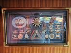 Scheepsknopen schilderij met klok thermometer en hygrometer, Watersport en Boten, Ophalen