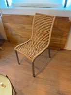 Ikea Nandor stoel rotan riet metaal onderstel eettfale stoel, Ophalen, Gebruikt, Twee, Bruin