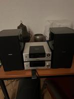 Philips CD/DVD Speler met 2 Speakers, Philips, Gebruikt, Ophalen of Verzenden, Microset