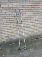 Retro langlaufstokken met lederen handvaten, Ophalen, Gebruikt, Ski's, Fischer