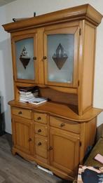 Eiken buffetkast, Huis en Inrichting, Kasten | Buffetkasten, Ophalen, Gebruikt, 100 tot 150 cm, Eikenhout