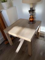 Ikea bijzettafel houtpatroon, Kunststof, Vierkant, 55 tot 75 cm, Zo goed als nieuw