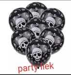 Piraten ballonnen set +tafelkleed +vlaggenlijn nr P310, Ophalen of Verzenden, Nieuw, Versiering, Verjaardag