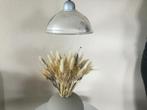 Vintage Glazen Holophane Prisma Lamp Hanglamp Jaren 60, Ophalen of Verzenden