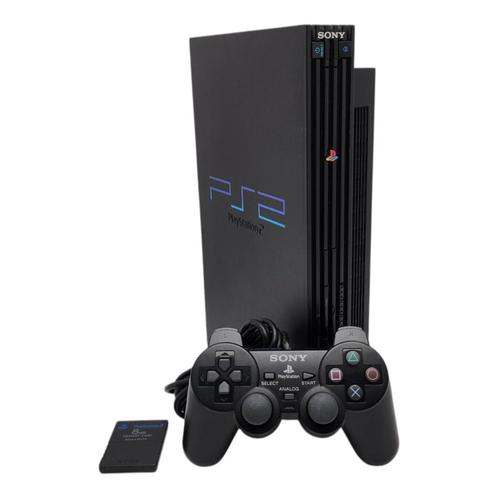 Sony Playstation 2 Phat | Met memory card | Met controller |, Spelcomputers en Games, Spelcomputers | Sony PlayStation 2, Zo goed als nieuw