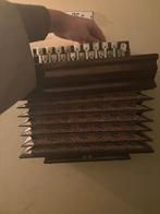 Antieke franse flutina / trekharmonica met kist, Muziek en Instrumenten, Accordeons, Ophalen of Verzenden, Zo goed als nieuw, Overige formaten