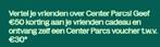 Met korting naar Centerparcs!, Drie personen of meer, Kortingsbon, Bungalowpark