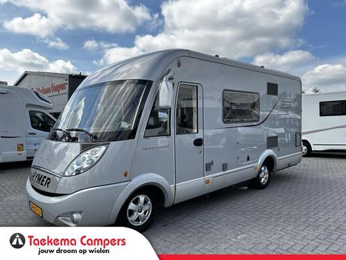 Fiat Hymer B544 SL Silver-Line Hefbed/6.3m/2007/Euro-4/Airco, Caravans en Kamperen, Campers, Bedrijf, tot en met 4, Integraal