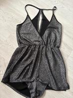 playsuit zilver glitter space ruimte m, Kleding | Dames, Maat 38/40 (M), Carnaval, Ophalen of Verzenden, Zo goed als nieuw