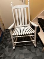 Schommelstoel, Huis en Inrichting, Stoelen, Ophalen, Gebruikt, Wit, Eén