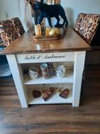 Brocante/Landelijke Eettafel, Huis en Inrichting, Tafels | Eettafels, Ophalen, Gebruikt, Rechthoekig, 50 tot 100 cm