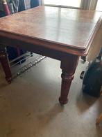 Antieke mahonie coulissetafel uitschuifbaar met extra plank, Antiek en Kunst, Ophalen