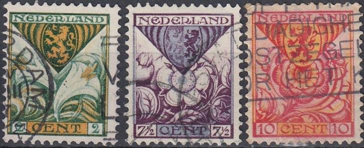 Nederland- 1925 - Kinderzegels - NVPH-166-168 - G, Postzegels en Munten, Postzegels | Nederland, Gestempeld, T/m 1940, Verzenden