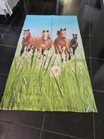 dekbedovertrek paardenkudde in veld, Gebruikt, Overige kleuren, Meisje, Dekbedovertrek