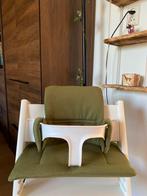 Donkergroen kussenset voor kinderstoel stokke tripp trapp, Ophalen of Verzenden, Nieuw, Meegroeistoel, Stoelverkleiner