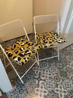 klapstoelen met zitkussens, Tuin en Terras, Tuinstoelen, Ophalen, Zo goed als nieuw, Inklapbaar