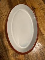 Vintage grote gietijzeren ovenschaal DRU 35, Ophalen of Verzenden, Zo goed als nieuw, Gietijzer, Koekenpan of Braadpan