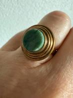 R231/ KALEVALA KORU vintage Epidote Ring Brons Finland 171/4, Sieraden, Tassen en Uiterlijk, Ringen, Overige materialen, Gebruikt